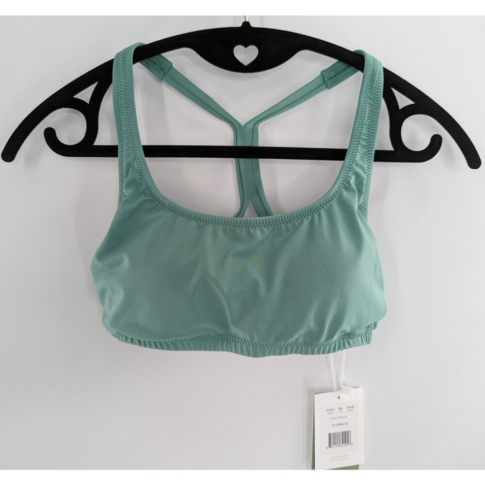 Andie Swim Bikini Top The Marina Green Lagoon Size XS - Picture 5 of 12
